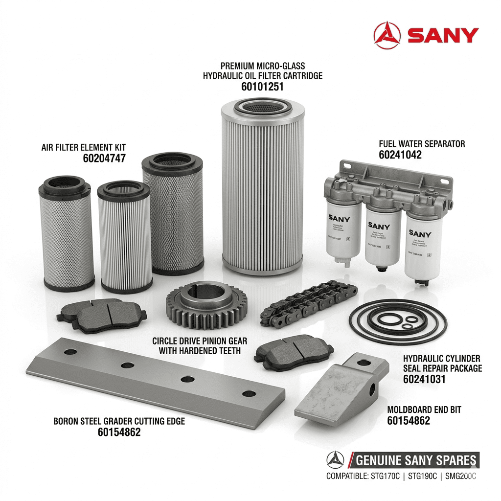 SANY Motor Grader SpareParts