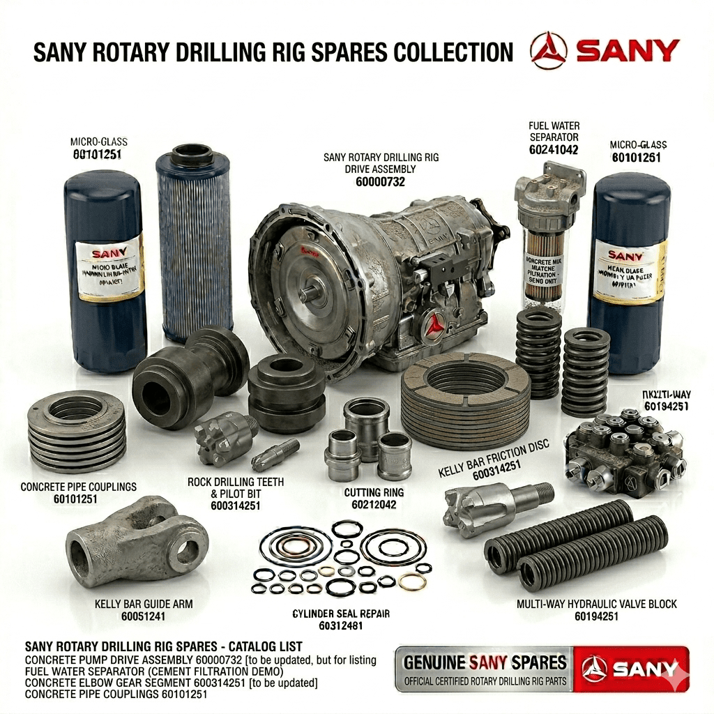 SANY Rotary Drilling RigSpare Parts